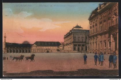 AK Würzburg, Residenz mit Präsidenten-Palais