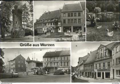 Wurzen Sachsen Wurzen Park Platz  x 1960