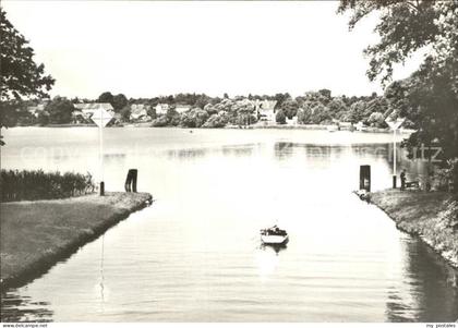 Flecken Zechlin Einfahrt in den Schwarzen See