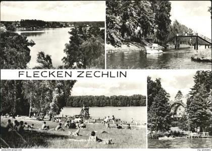 Zechlin Flecken Strand Bruecke