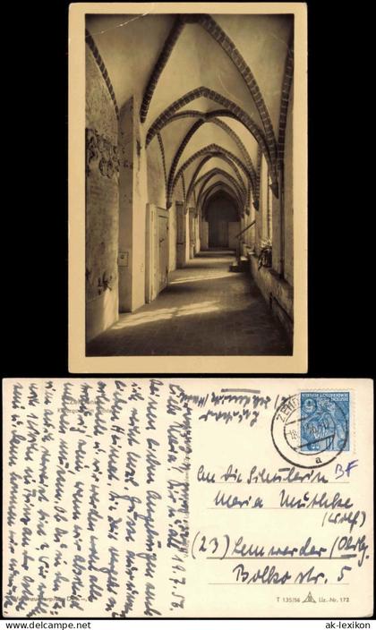 Ansichtskarte Zehdenick Kloster, Kreuzgang 1956