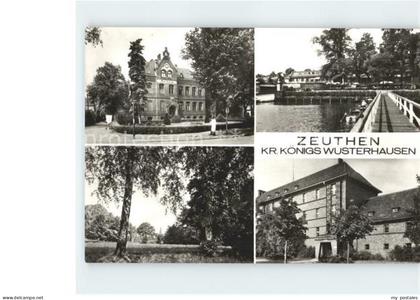 Zeuthen Bruecke Burg Rathaus