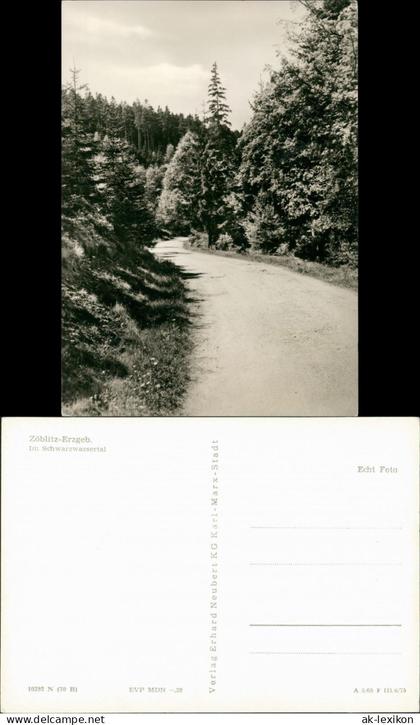 Ansichtskarte Zöblitz Im Schwarzwassertal 1965