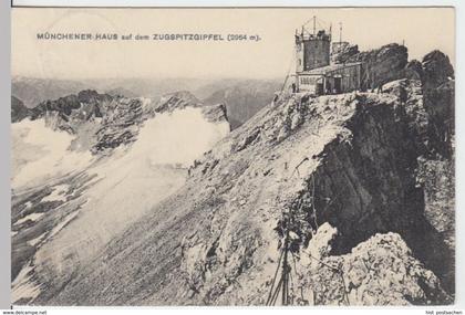 (3465) AK Zugspitze, Münchener Haus 1909