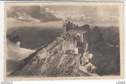 Münchner Haus, Zugspitze postcard travelled 1944 b170810