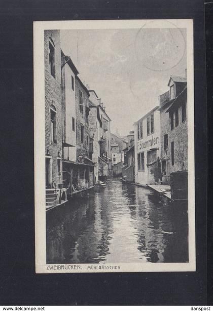 Dt. Reich AK Zweibrücken Mühlgässchen