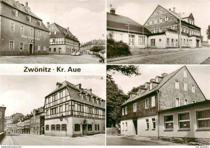Zwoenitz Sachsen Teilansicht Kulturhaus Bahnhofstrasse Teichschaenke