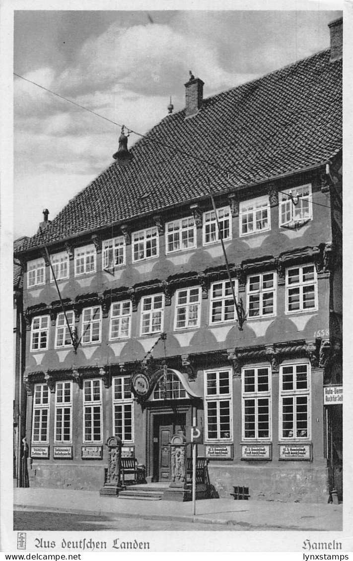 Germany Aus Deutschen Landen Hameln House vintage postcard