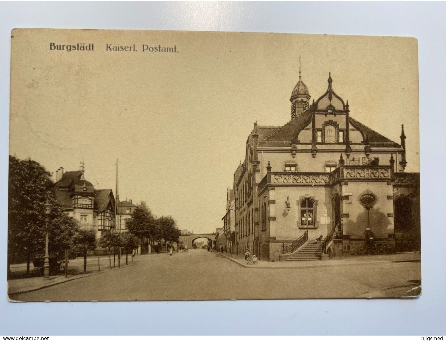 Germany Deutschland Burgstädt Burgstaedt Kaiserl. Postamt Post office 17621 post card POSTCARD