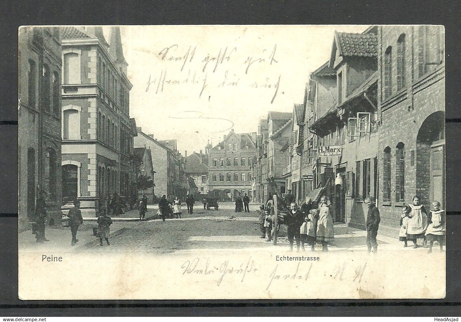 Germany Deutschland o 1903 PEINE Eschternstrasse, nach Isenbüttel Verlag. Georg Kugelmann, Hannover