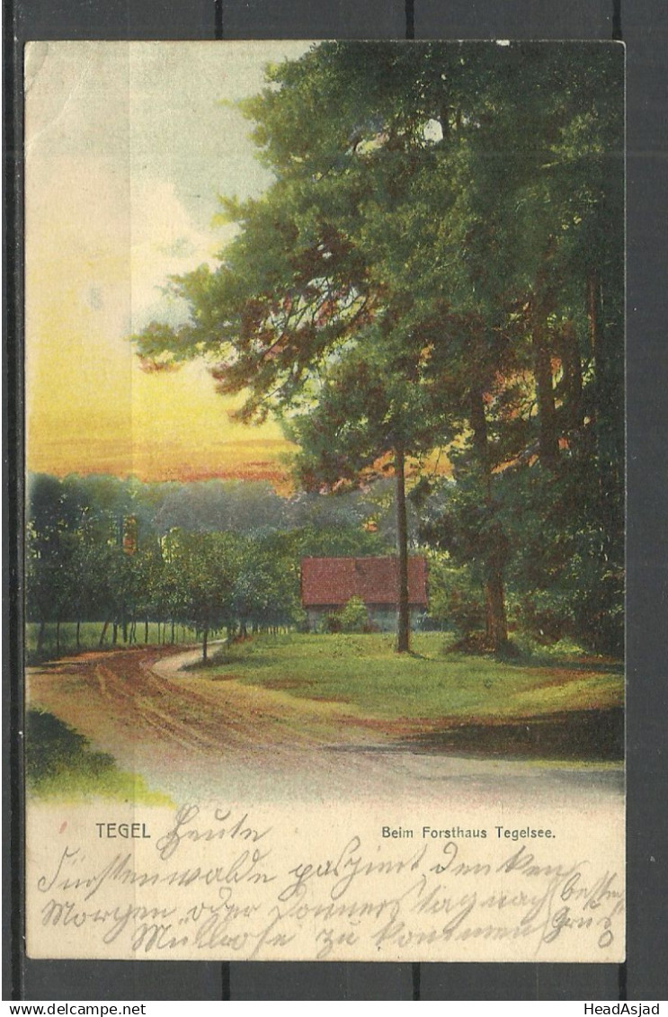 Germany Deutschland o 1903 TEGEL Beim Fortshaus Tegelsee