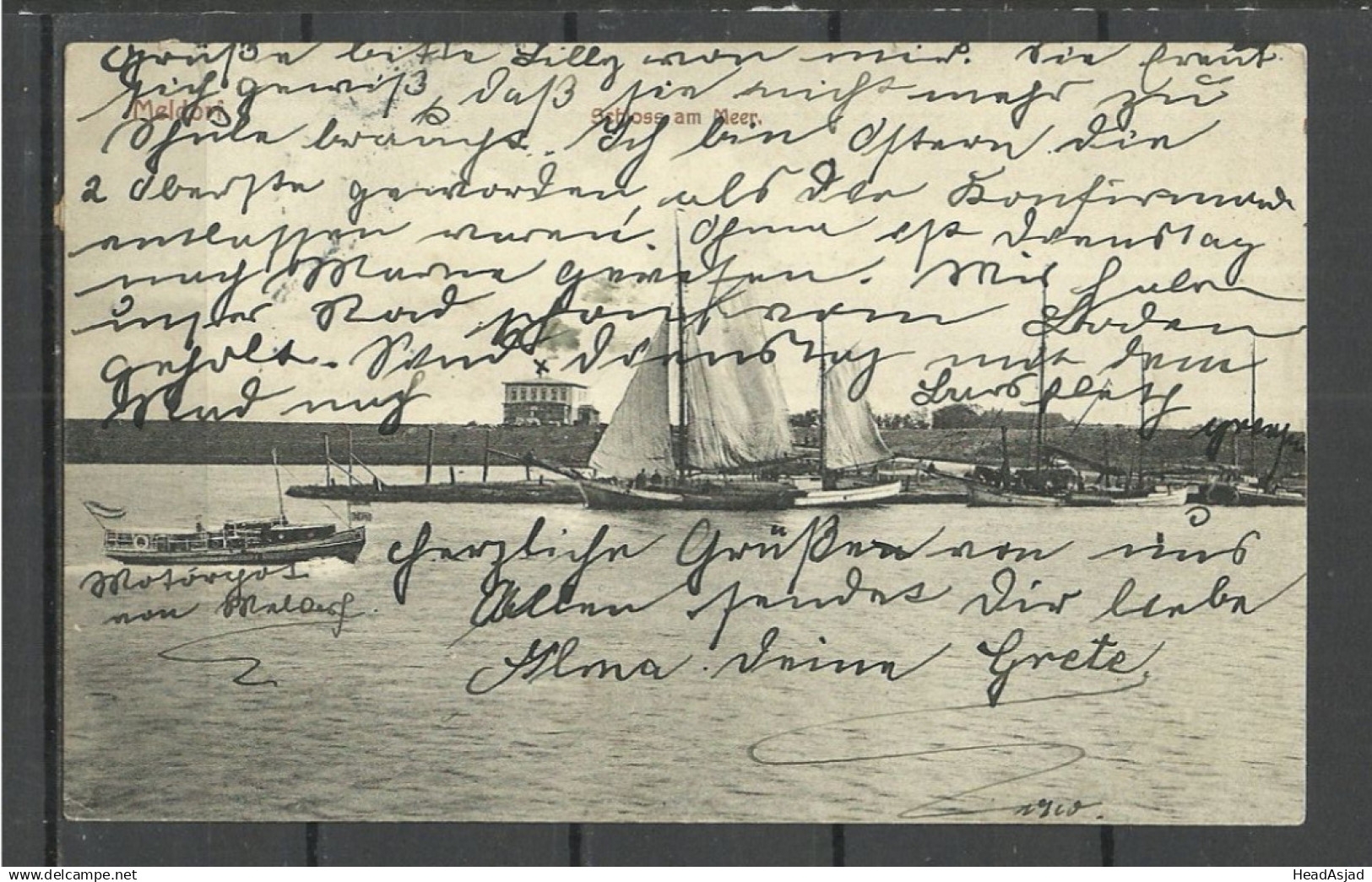 Germany Deutschland o 1910 Meldorf, used