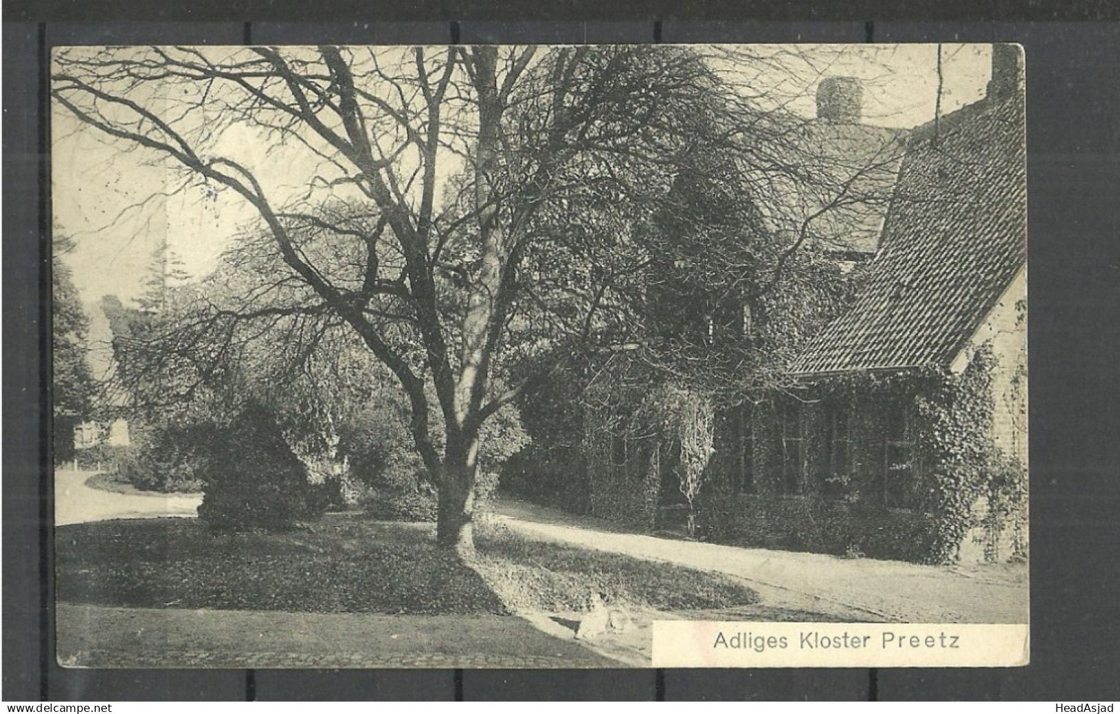 Germany Deutschland o 1915 Adliges Kloster PREETZ
