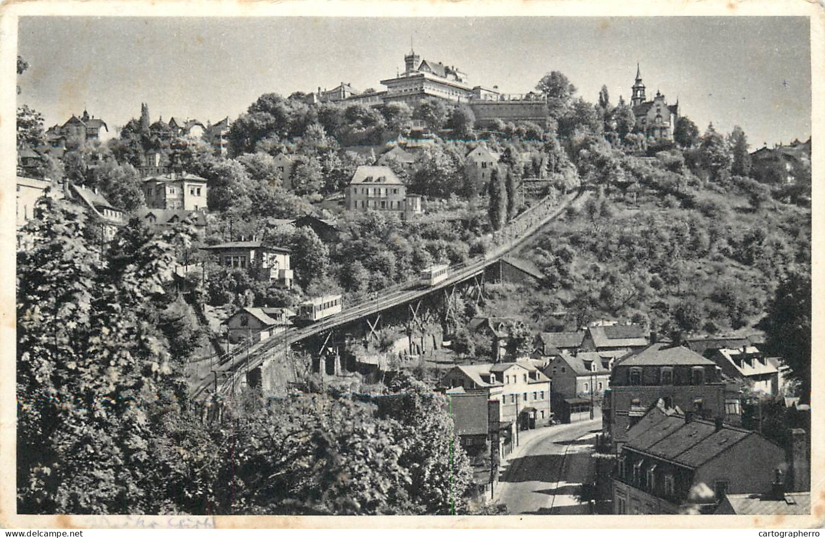 Germany Dresden mountain trin and tram