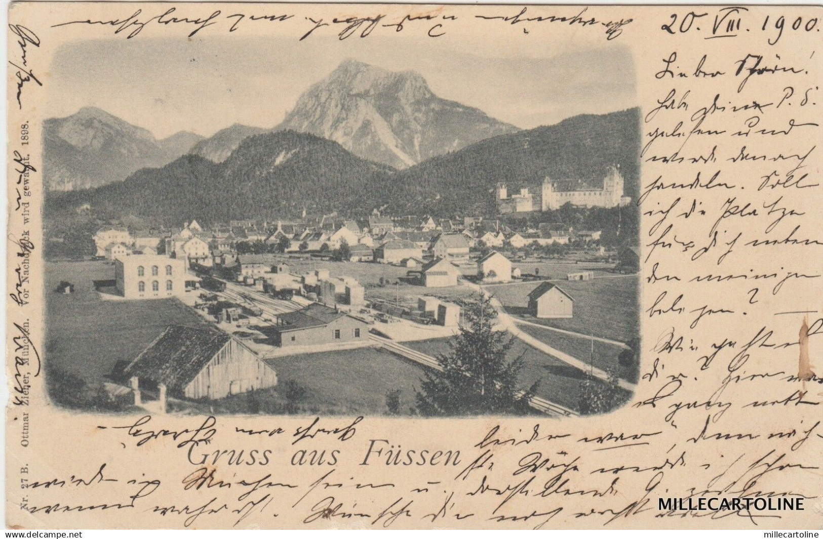 GERMANY - Fussen - Gruss aus Fussen 1900