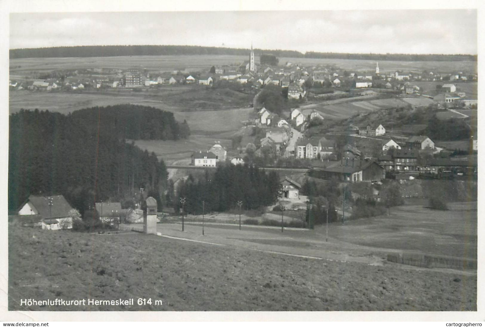 Germany Hohenluftkurort Hermeskeil panoramic view