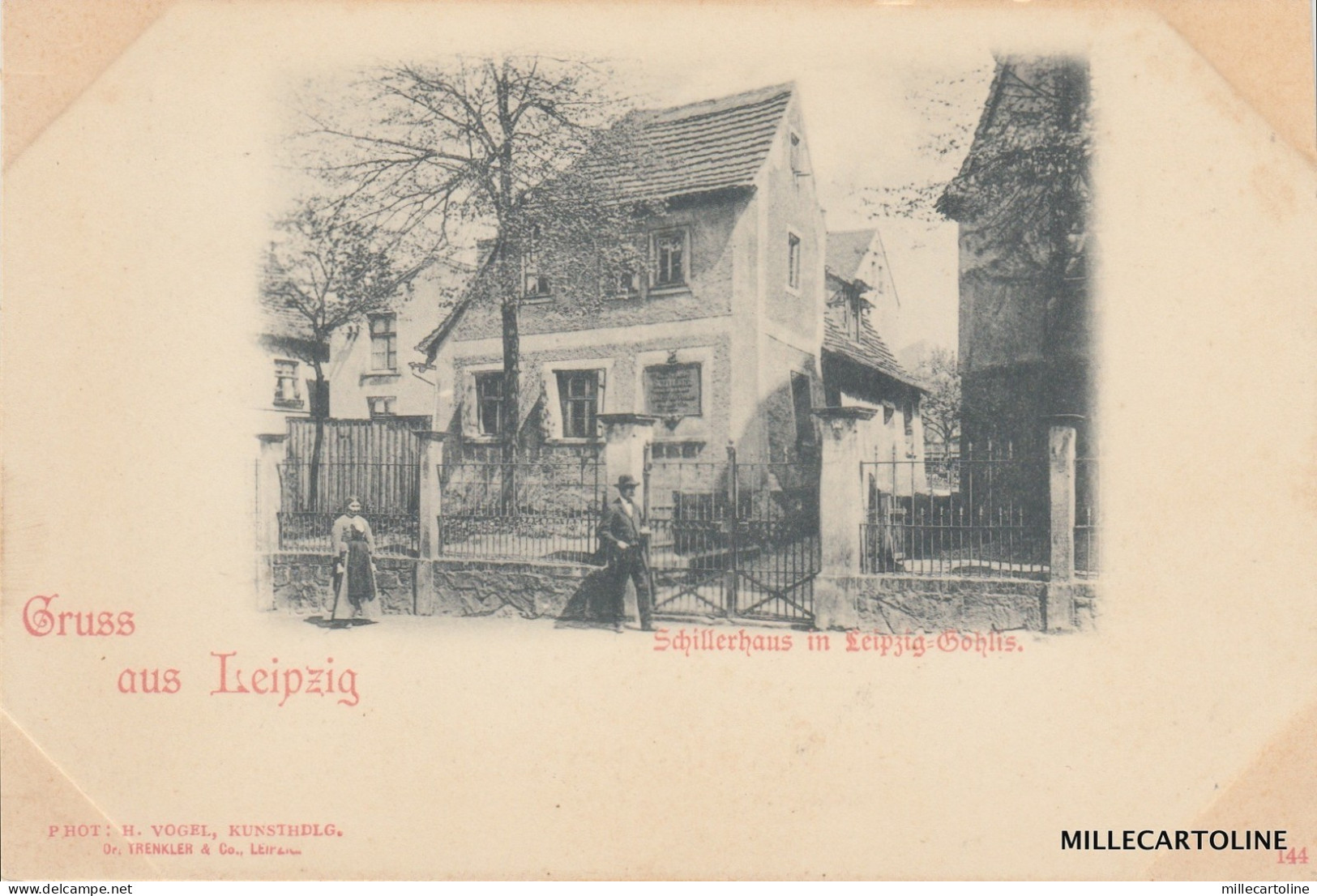 GERMANY - Leipzig - Gruss aus Leipzig - Schillerhaus in Leipzig-Bholis