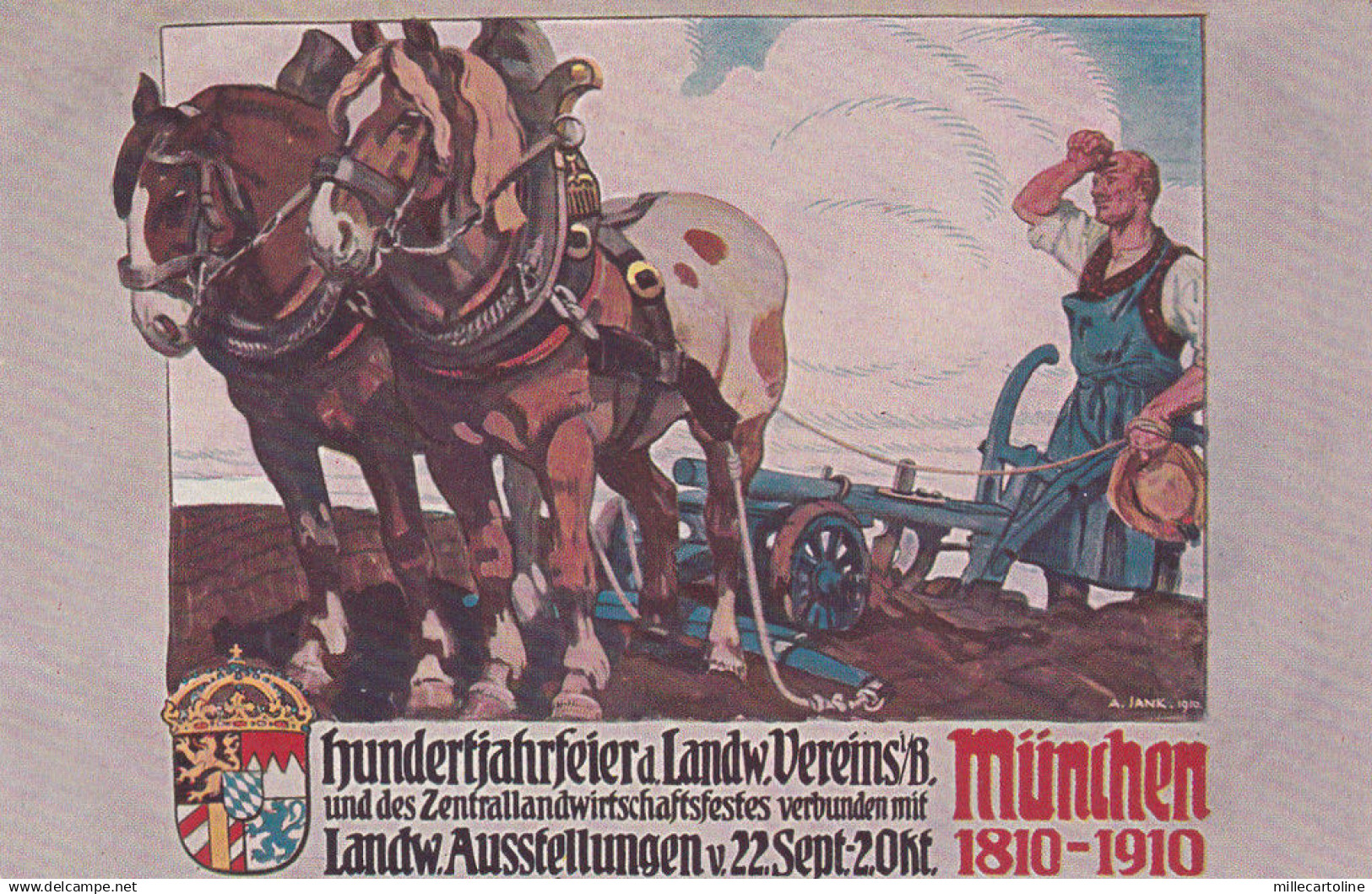 GERMANY - München - Hundertjahrfeier a. Landw.Vereins Ausstellungen 1910 A.Jank