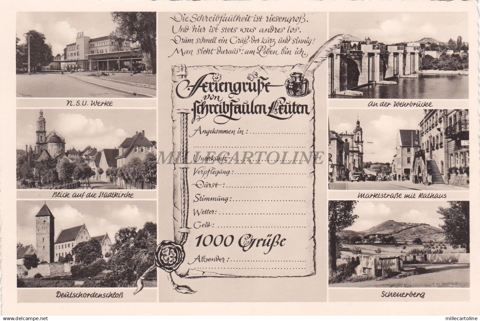 GERMANY - Neckarsulm - Foto Postkarte