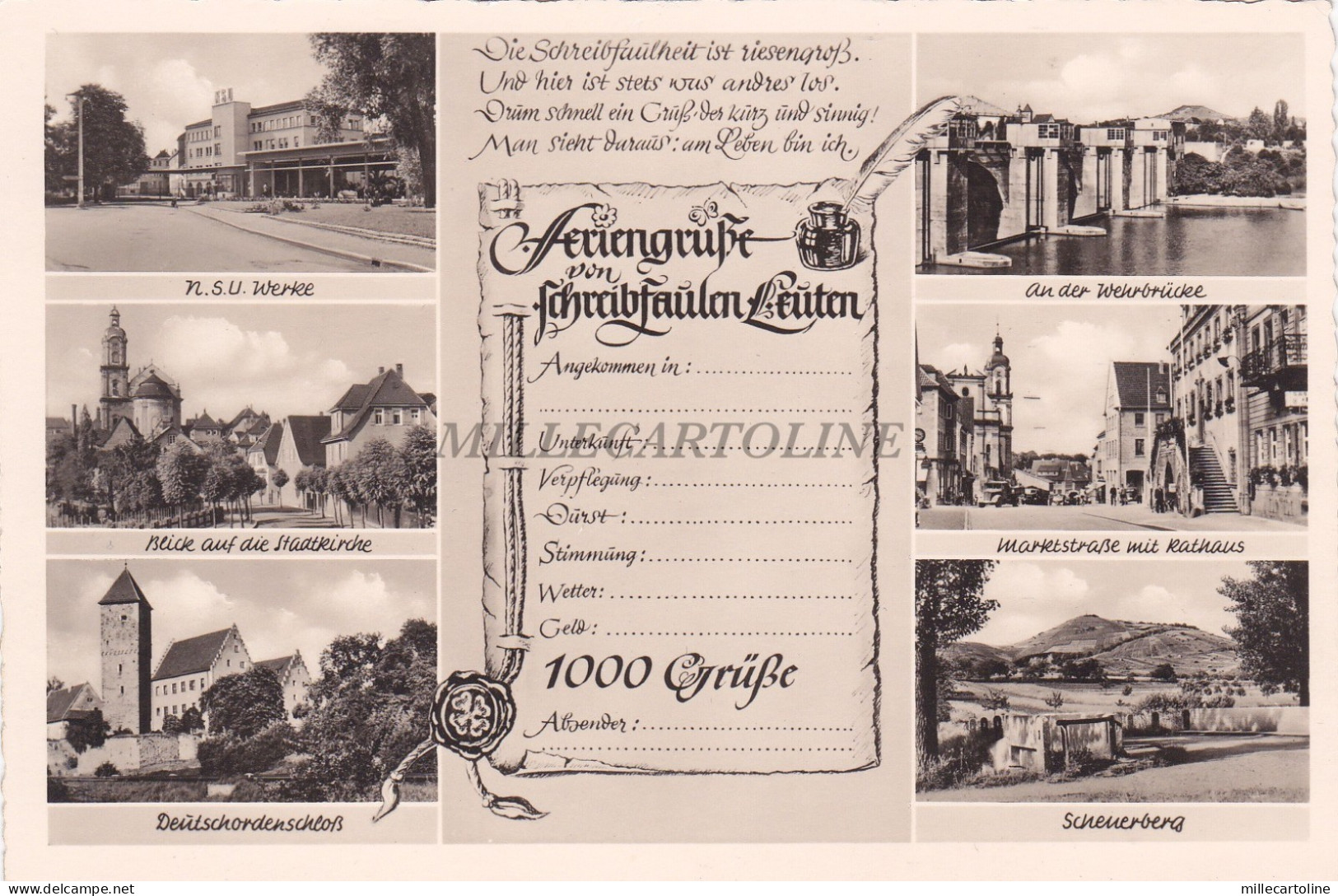 GERMANY - Neckarsulm - Foto Postkarte