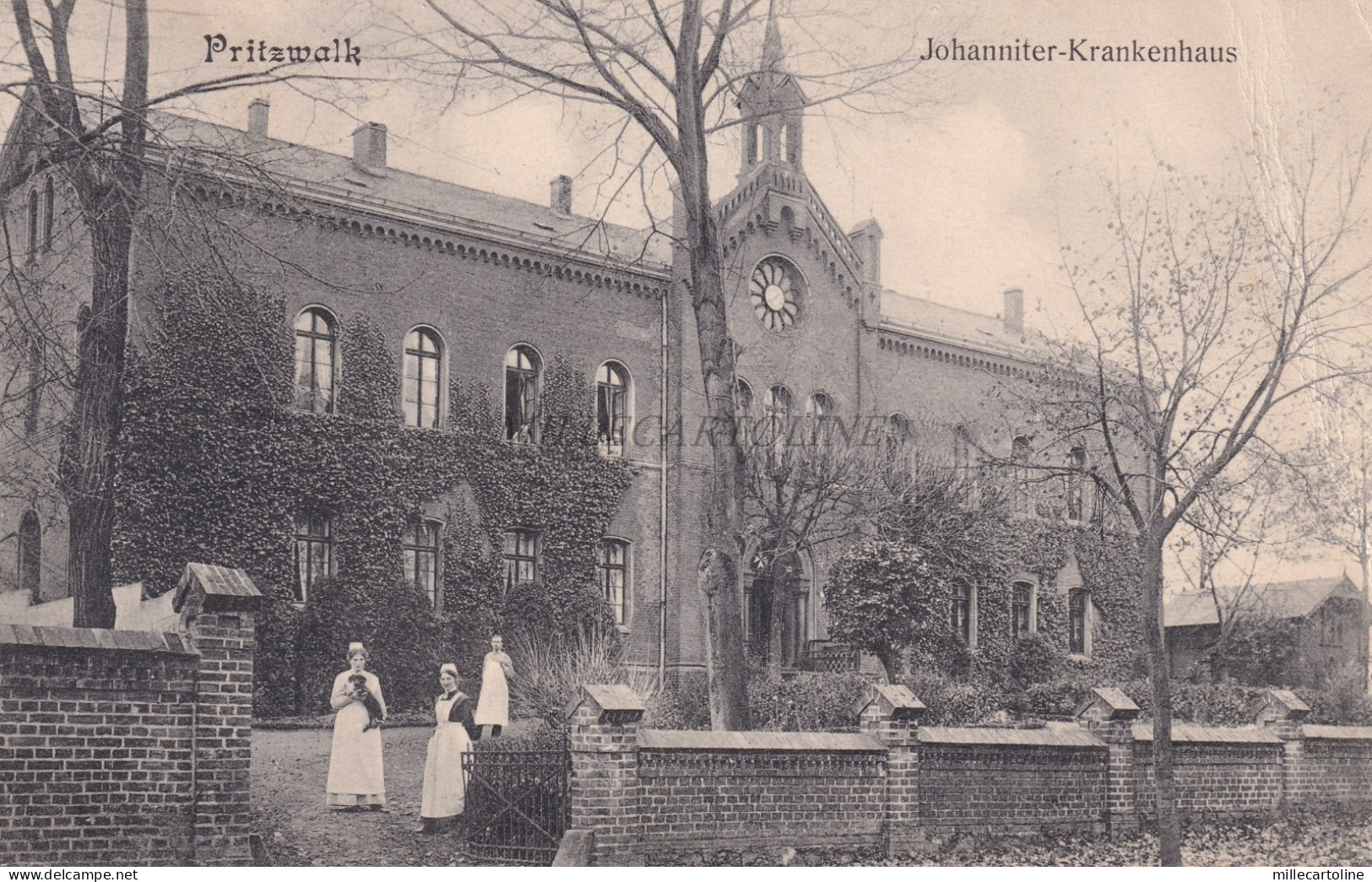 GERMANY - Pritzwalk - Johanniter Krankenhaus 1918 Postcard