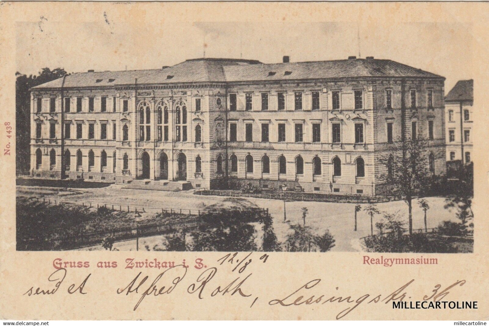 GERMANY - Zwickau - Gruss aus Zwickau - Realgymnasium