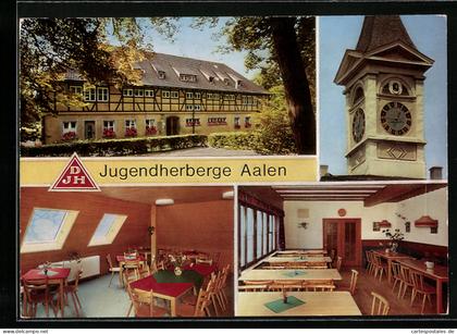 AK Aalen, Jugendherberge Aalen mit Innenansichten