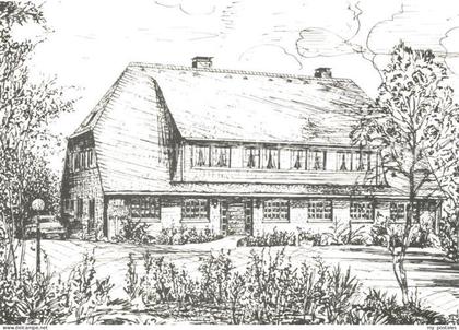Ottenstein Ahaus Hotel Restaurant Haus im Floer Zeichnung Kuenstlerkarte