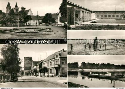 Aken Elbe Friedesnplatz Dessauer Strasse Neue Waldschaenke Faehre