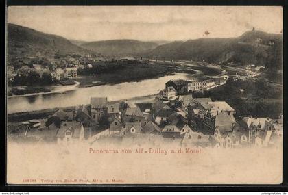 AK Alf-Bullay a. d. Mosel, Panorama