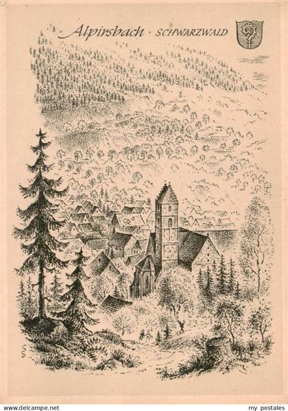 Alpirsbach Mittelalterliches Staedtebild