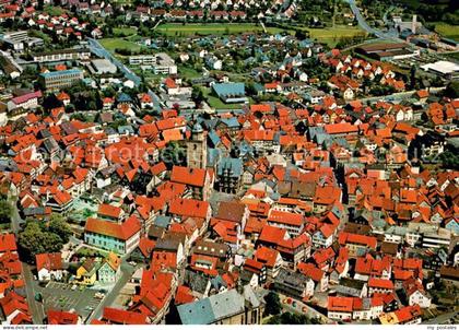Alsfeld Stadtzentrum Fliegeraufnahme