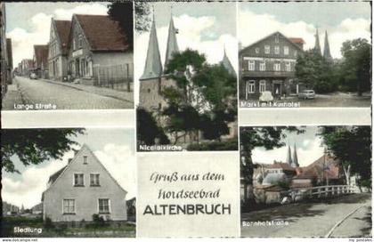 Altenau Harz Altenau Lange Strasse Nicolaikirche Bahnhofstrasse x 1956