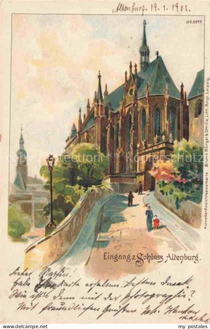 ALTENBURG  (S.A.) Thueringen Eingang Schloss Altenburg