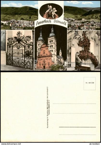 Ansichtskarte Amorbach Mehrbildkarte Amorbach Odenwald 1960