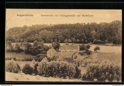 AK Angermünde, Restaurant zur Gehegemühle am Stadtforst