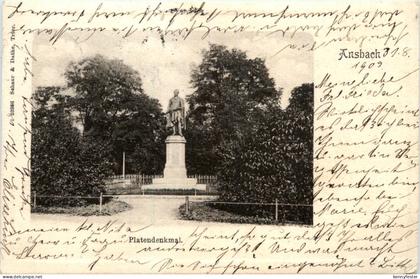 Ansbach, Platendenkmal