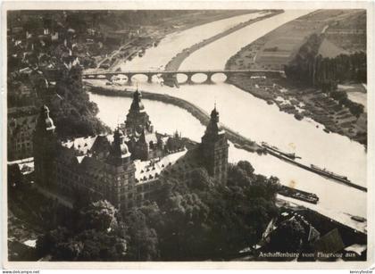Aschaffenburg vom Flugzeug