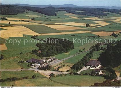 Attendorn Fliegeraufnahme Sporthotel Haus Platte