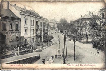 Auerbach Vogtland Albertstrasse Bahnhofstrasse