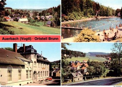 Auerbach  Vogtland Ortsteil Brunn Schwimmbad Panorama Ferienheim
