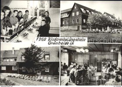 Gruenheide Vogtland FDGB Kindererholungsheim Handabzug