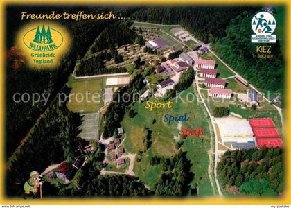 Gruenheide Vogtland Waldpark Gruenheide Fliegeraufnahme