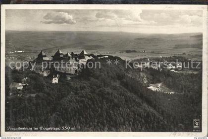 Augustusburg Schloss Augustusburg Fliegeraufnahme