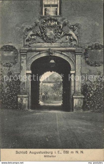 Augustusburg Schloss Augustusburg Mitteltor
