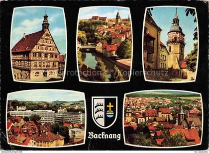 Backnang BW Rathaus Murrpartie Stadtturm Telefunkenwerke Stadtmitte