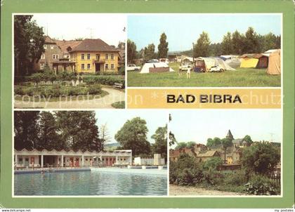 Bad Bibra Kuranlage Campingplatz Teilansicht Waldbad