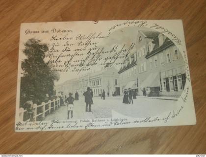 alte AK - Bad Doberan , 1902 , Rathaus und Logierhaus , Ansichtskarte !!