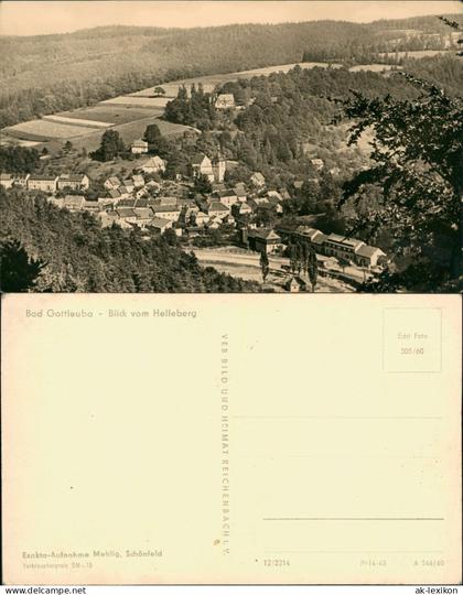 Bad Gottleuba-Bad Gottleuba-Berggießhübel Blick vom Helleberg 1960