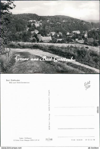 Bad Gottleuba-Bad Gottleuba-Berggießhübel Panorama-Ansicht 1984